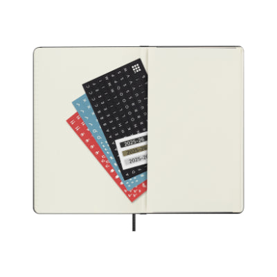 Moleskine 2025-2026 / 18-Month Diary : Weekly (Large Softcover Black)