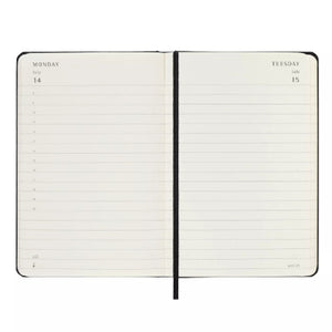 Moleskine 2025 Daily 12-Month Pocket Diary (Black Hardcover)