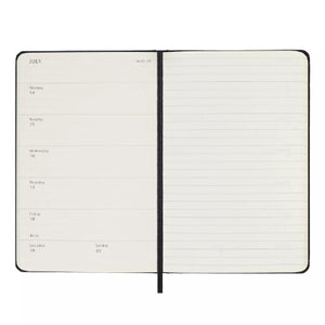 Moleskine 2025 Weekly 12-Month Pocket Diary (Black Hardcover)