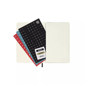 Moleskine 2025 Weekly 12-Month Pocket Diary (Black Softcover)