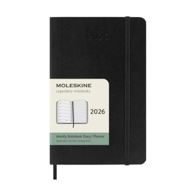 Moleskine 2026 Weekly 12-Month Large Diary (Black Softcover)