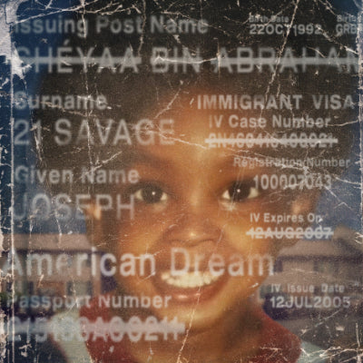 21 Savage - American Dream (Standard Black 2LP Vinyl)
