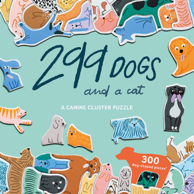 299 Dogs (and a cat) 300 Piece Jigsaw
