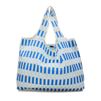 Foldable Tote Bag (Blue & White) - Any Day Now