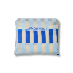 Foldable Tote Bag (Blue & White) - Any Day Now