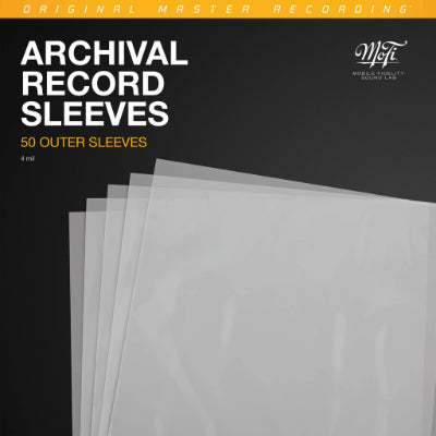 Vinyl Sleeves - 12" Archival Record Outer Sleeves (50 Pack) - Mobile Fidelity