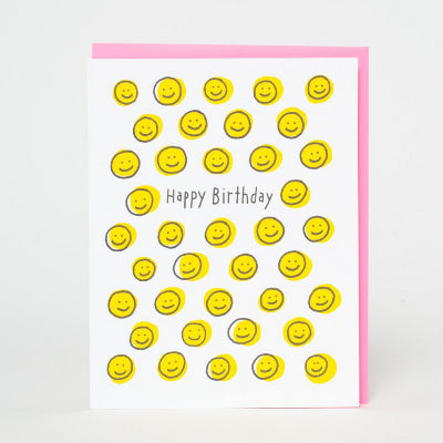 Ashkahn Card - Happy Birthday (Faces)
