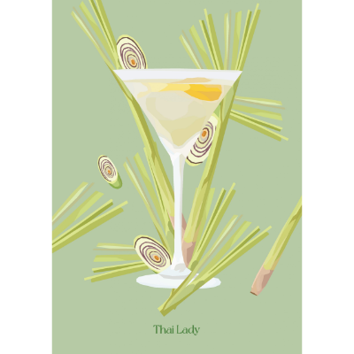 Botanical Cocktail Deck Of Cards - Annabelle Lambie