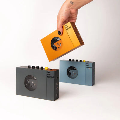 We Are Rewind - Portable Bluetooth Cassette Player (Serge Orange Colour)