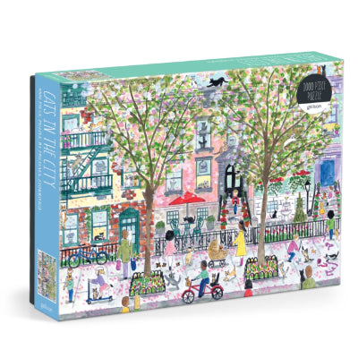 Cats In The City 1000 Piece Puzzle - Michael Storrings and Galison