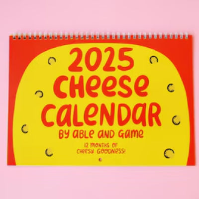 Able & Game 2025 Cheese Calendar