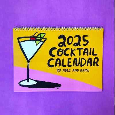 Able & Game 2025 Cocktail Calendar