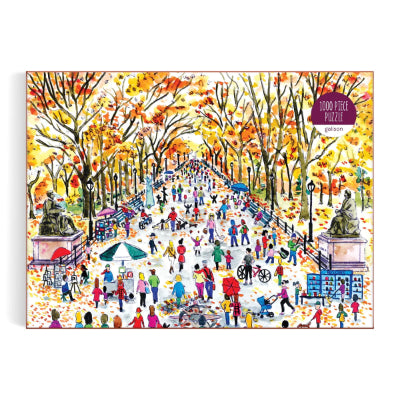 Michael Storrings - Fall in Central Park 1000 Piece Puzzle
