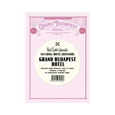 Grand Budapest Hotel Notepad - Herb Lester Associates