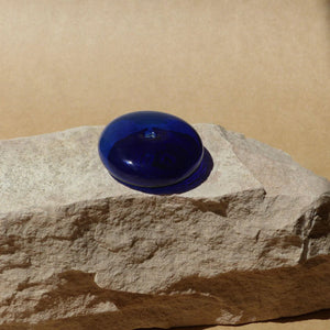 Gentle Habits - Glass Vessel Incense Holder (Cobalt Blue)