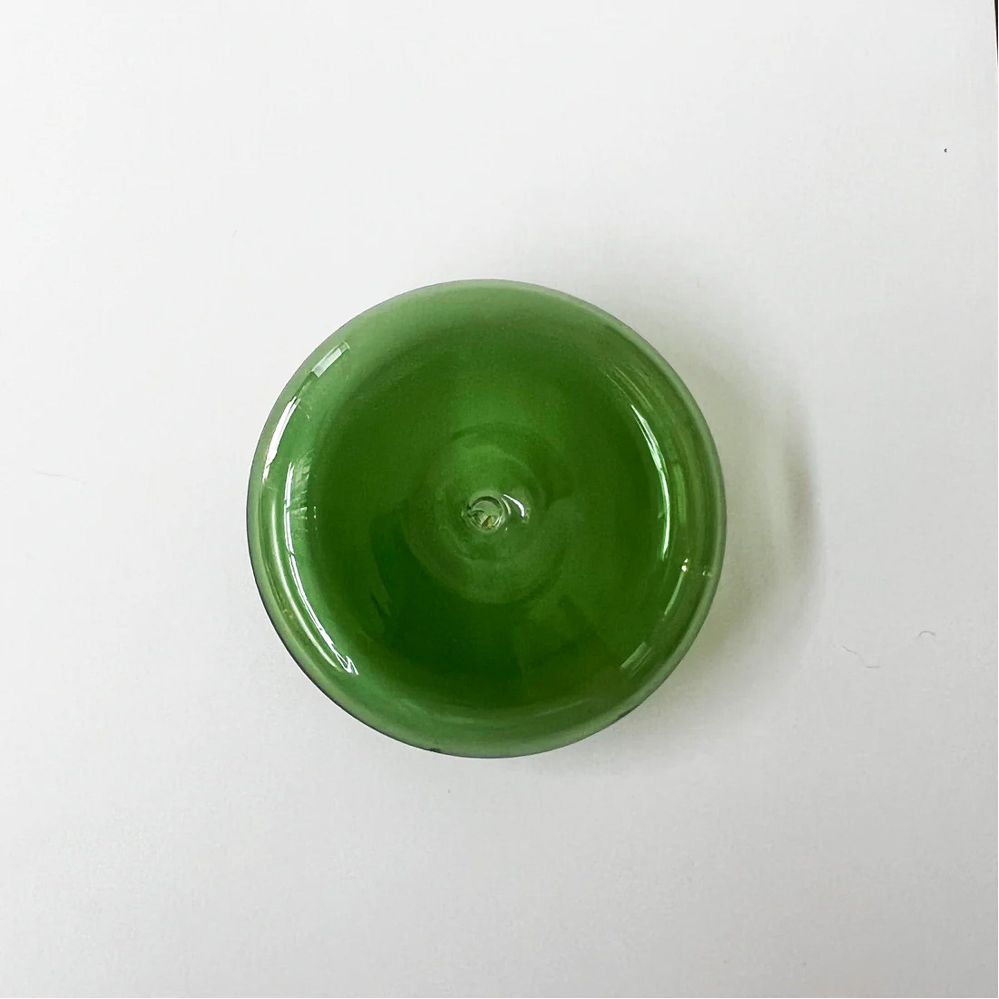 Gentle Habits - Glass Vessel Incense Holder (Green)