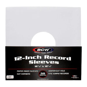 Paper Record 12" Inner Sleeves (50 Sleeves Pack)