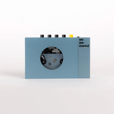 We Are Rewind - Portable Bluetooth Cassette Player (Kurt Blue Colour)