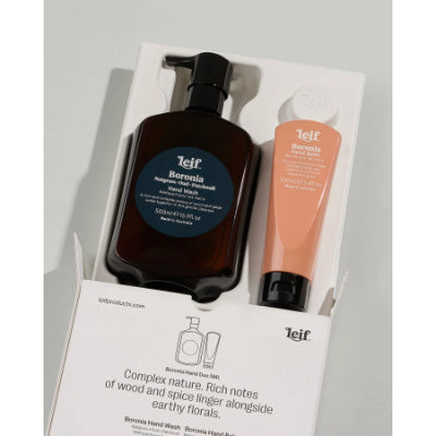 Leif - Boronia Hand Duo (500ml Hand Wash and 100ml Balm)