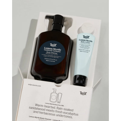 Leif - Lemon Myrtle Body Duo (500ml Hand Wash and 100ml Balm)