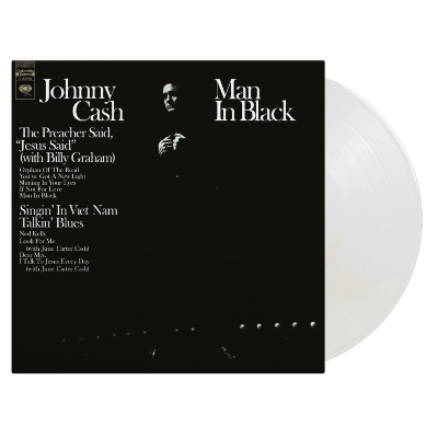 Cash, Johnny - Man In Black (Crystal Clear Coloured Vinyl)