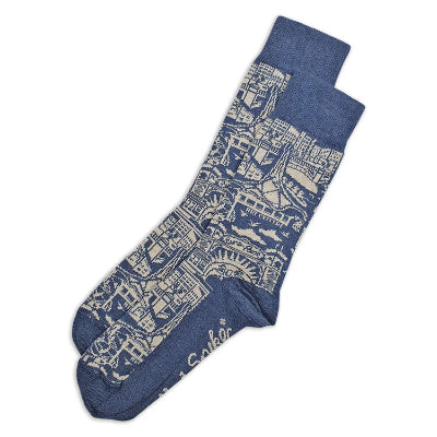 Otto & Spike Socks - Melbourne (Navy)