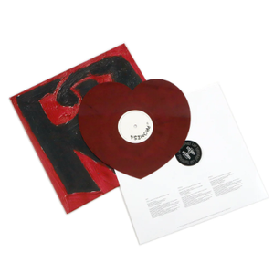 Rosalia & Rauw Alejandro - RR (Red & Black Smoke Coloured Heart Shaped Vinyl)