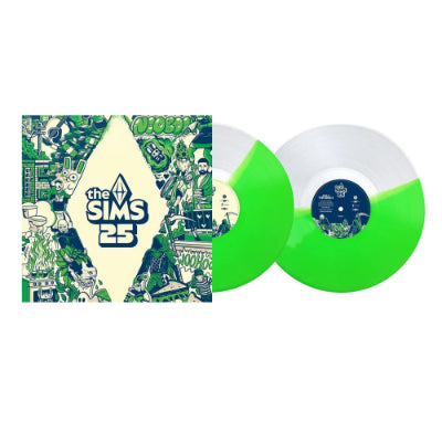 The Sims: 25th Anniversary Soundtrack (Half Clear / Half Neon Green Coloured Vinyl)