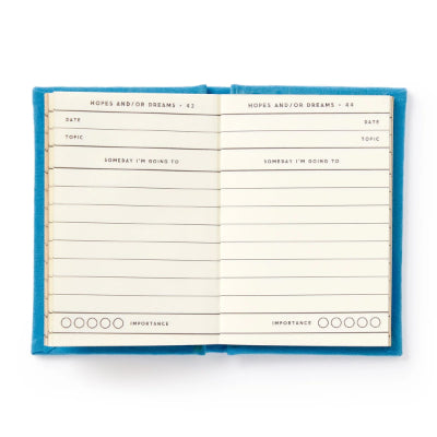 Tiny Hopes And Dreams Tiny Diary - Brass Monkey