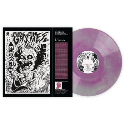 Grimes - Visions (Magenta & Green Marble Coloured Vinyl)