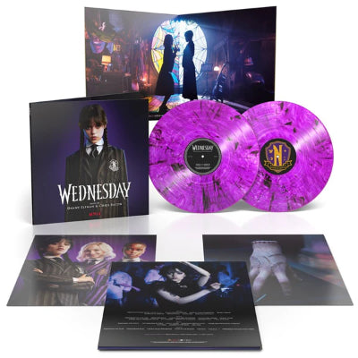 Wednesday Official Soundtrack 2LP (Limited Purple Goth with Smoky Shadow Coloured Vinyl)