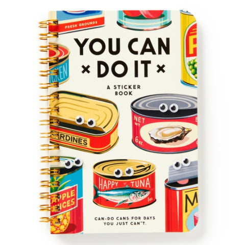 You Can Do It Googly Sticker Book - Brass Monkey