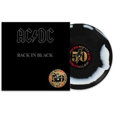 AC/DC - Back In Black (Limited Black & White Swirl Coloured 180g Vinyl)