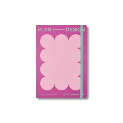 Any Day Now A5 Dot Grid Notebook (Magenta Cover)