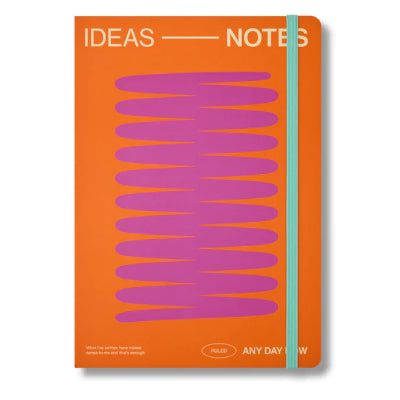Any Day Now Notebook Ruled A5 (Coral)