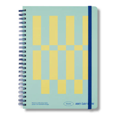Any Day Now Spiral Notebook Ruled A5 (Sky)