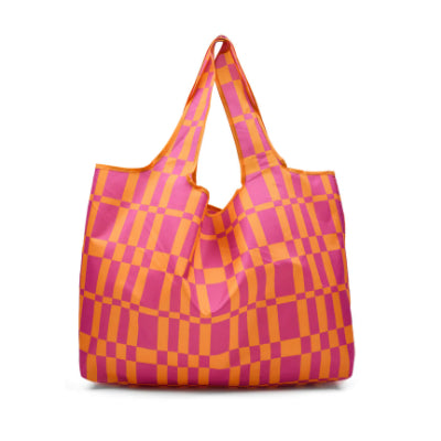 Foldable Tote Bag (Orange & Purple) - Any Day Now (Copy)