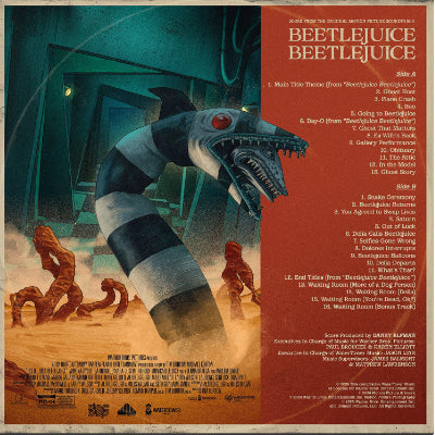 Elfman, Danny - Beetlejuice Beetlejuice (Score From The Original Motion Picture (Limited Australian Exclusive Yellow & Pink Coloured Vinyl)
