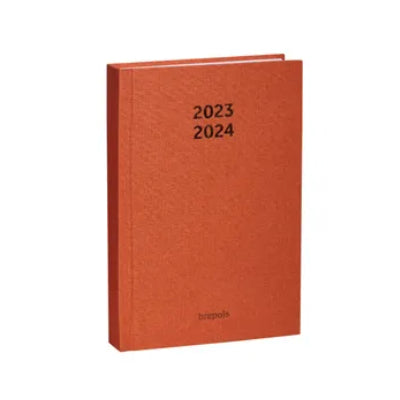 Brepols - 2023-2024 Diary (Nature Orange Brown)