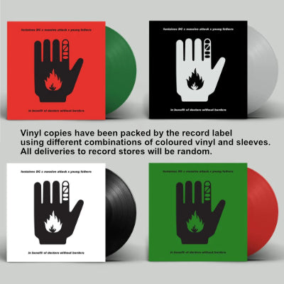 Fontaines DC, Massive Attack & Young Fathers - Ceasefire 12" (Limited Random Colour Vinyl & Sleeve)
