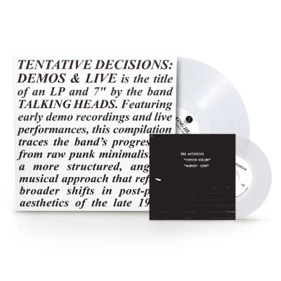 Talking Heads - Tentative Decisions: 1974-1976 (Clear 1LP & 7" Vinyl) (BF RSD 2025)