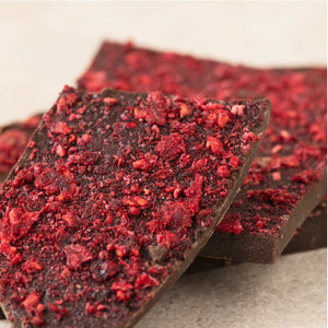 Dark Raspberry Bark (100g) - New Farm Confectionery