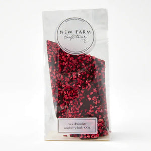 Dark Raspberry Bark (100g) - New Farm Confectionery
