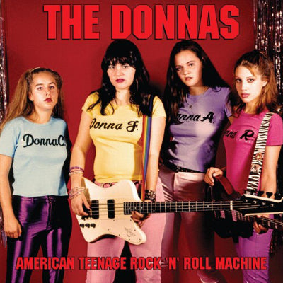 Donnas, The - American Teenage Rock 'N' Roll Machine LP (Fire Orange with Black Swirl Coloured Vinyl)