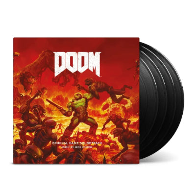 Gordon, Mick - Doom (Complete Original Game Soundtrack)(Black 4LP Vinyl)