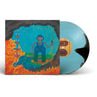 King Gizzard and The Lizard Wizard - Fishing for Fishies (Blue w/ Black Oil Spill)