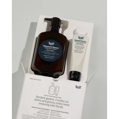 Leif - Limited Edition Holiday Flannel Flower Hand Duo (Small)