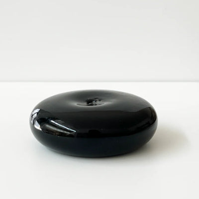 Gentle Habits - Glass Vessel Incense Holder (Black)
