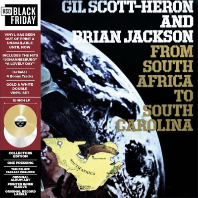 Scott-Heron, Gil & Brian Jackson - From South Africa To South Carolina (Limited Gold & White Coloured 2LP Vinyl) (2024 BF RSD)