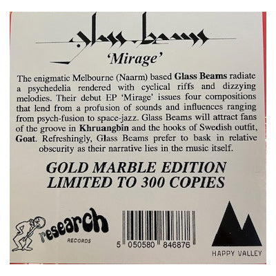 Glass Beams - Mirage 12" (Gold Marbled) (Happy Valley Australian Exclusive)